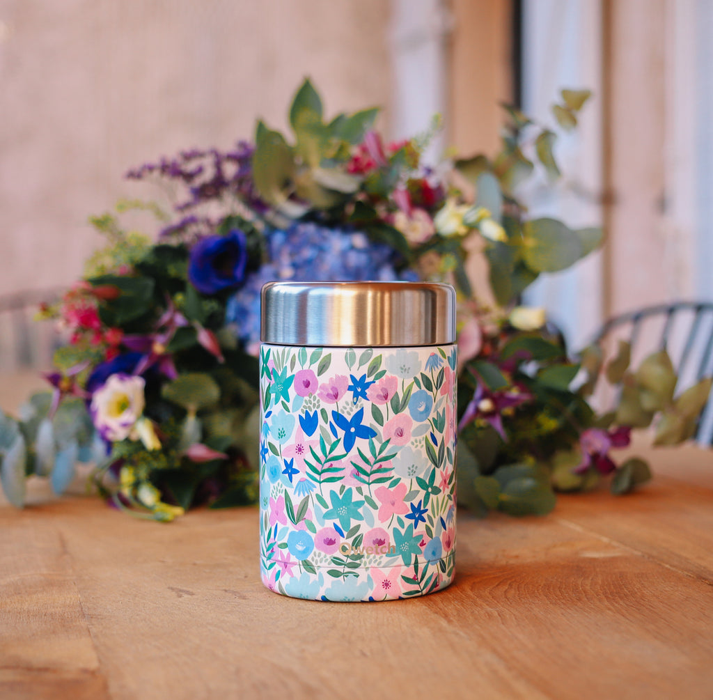 Insulated Lunchbox - Flora Blue