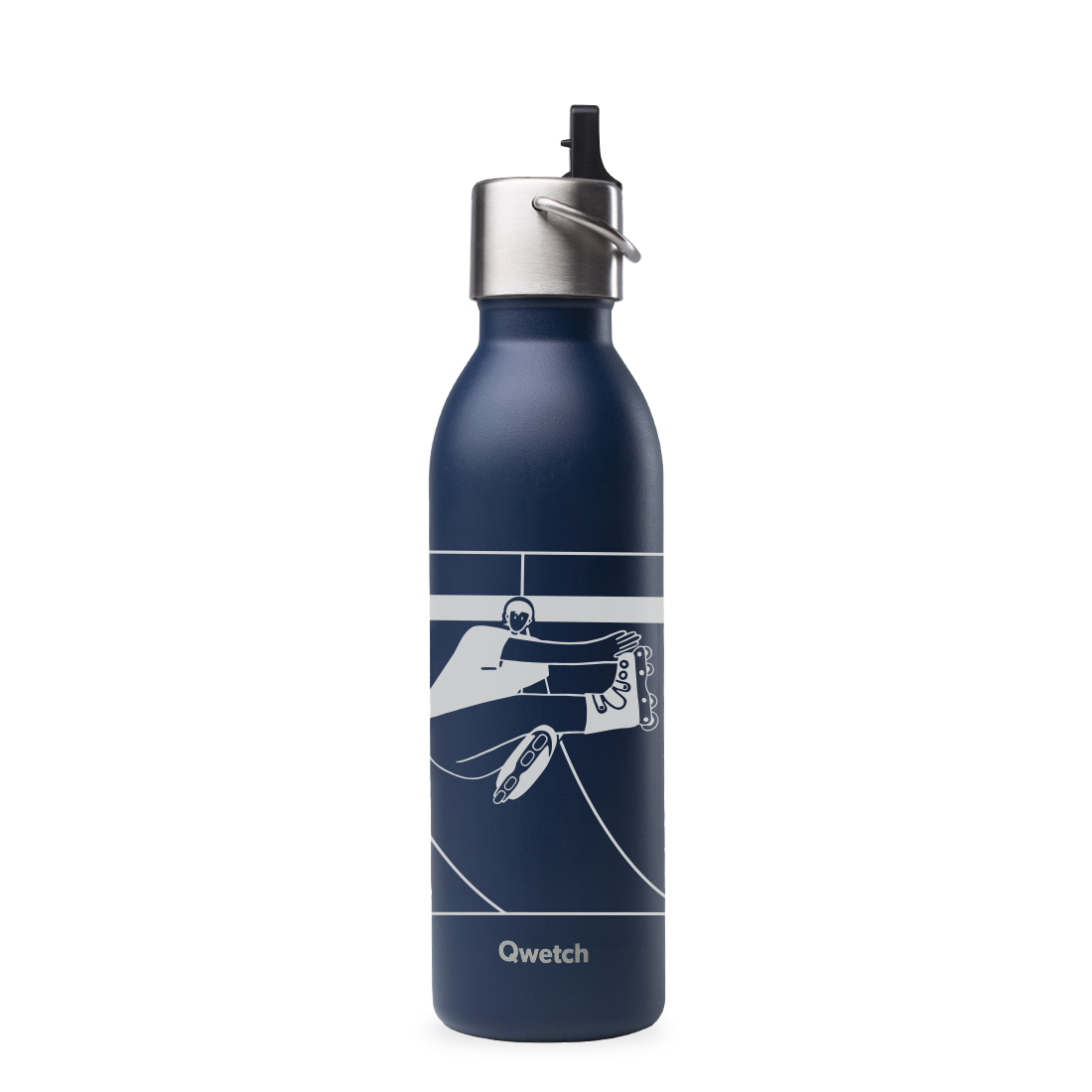 Bouteille Réutilisable Active 510 Ml Frozen Snowy Tale - Avec Paille Et Bouchon Anti-Fuite