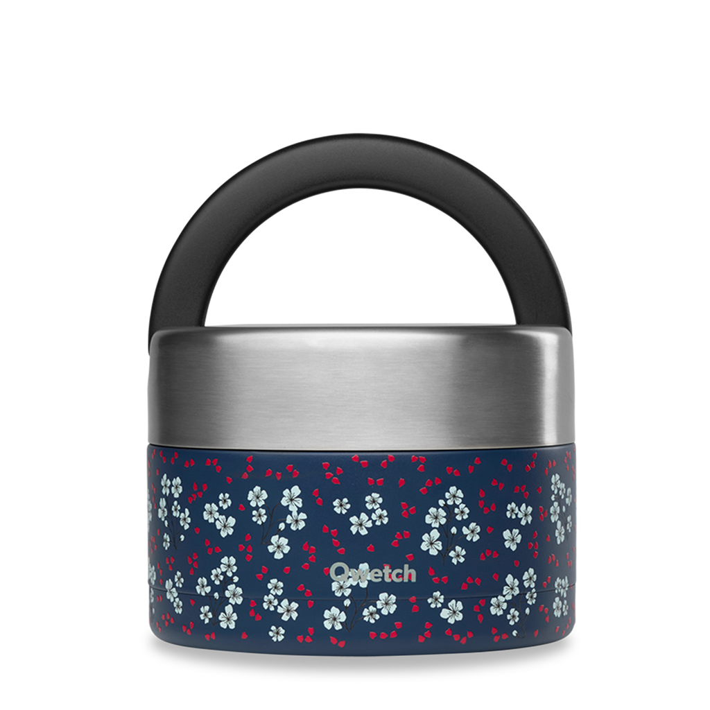 Insulated Lunchbox handle - Hanami Blue
