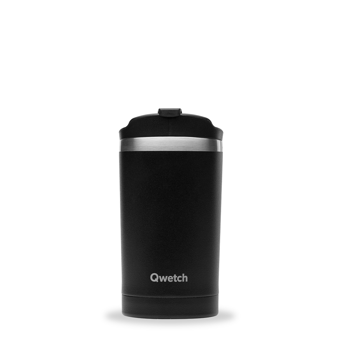 Travel Mug Isotherme Matt Noir Qwetch