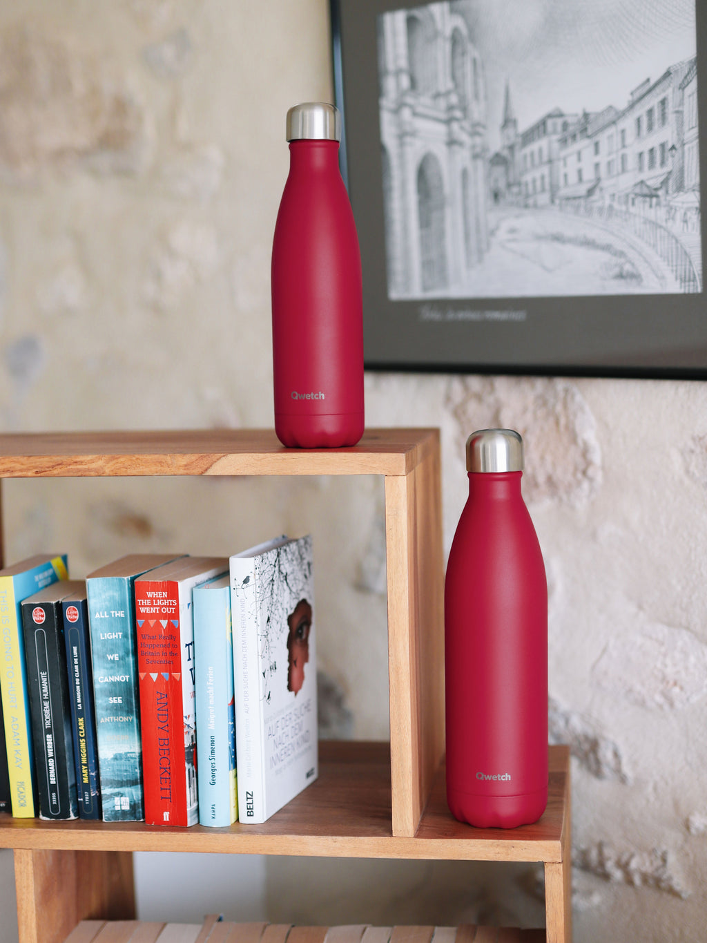Insulated Bottle - Originals Matt Raspberry