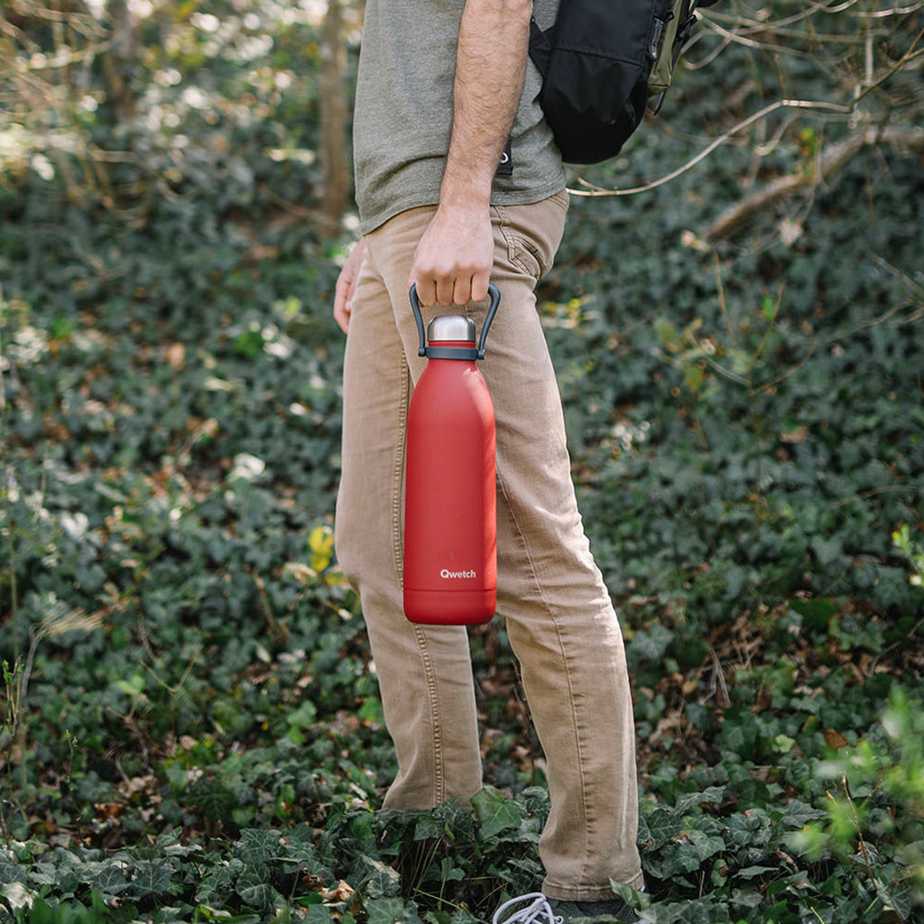 Insulated Bottle - Titan Granite Red