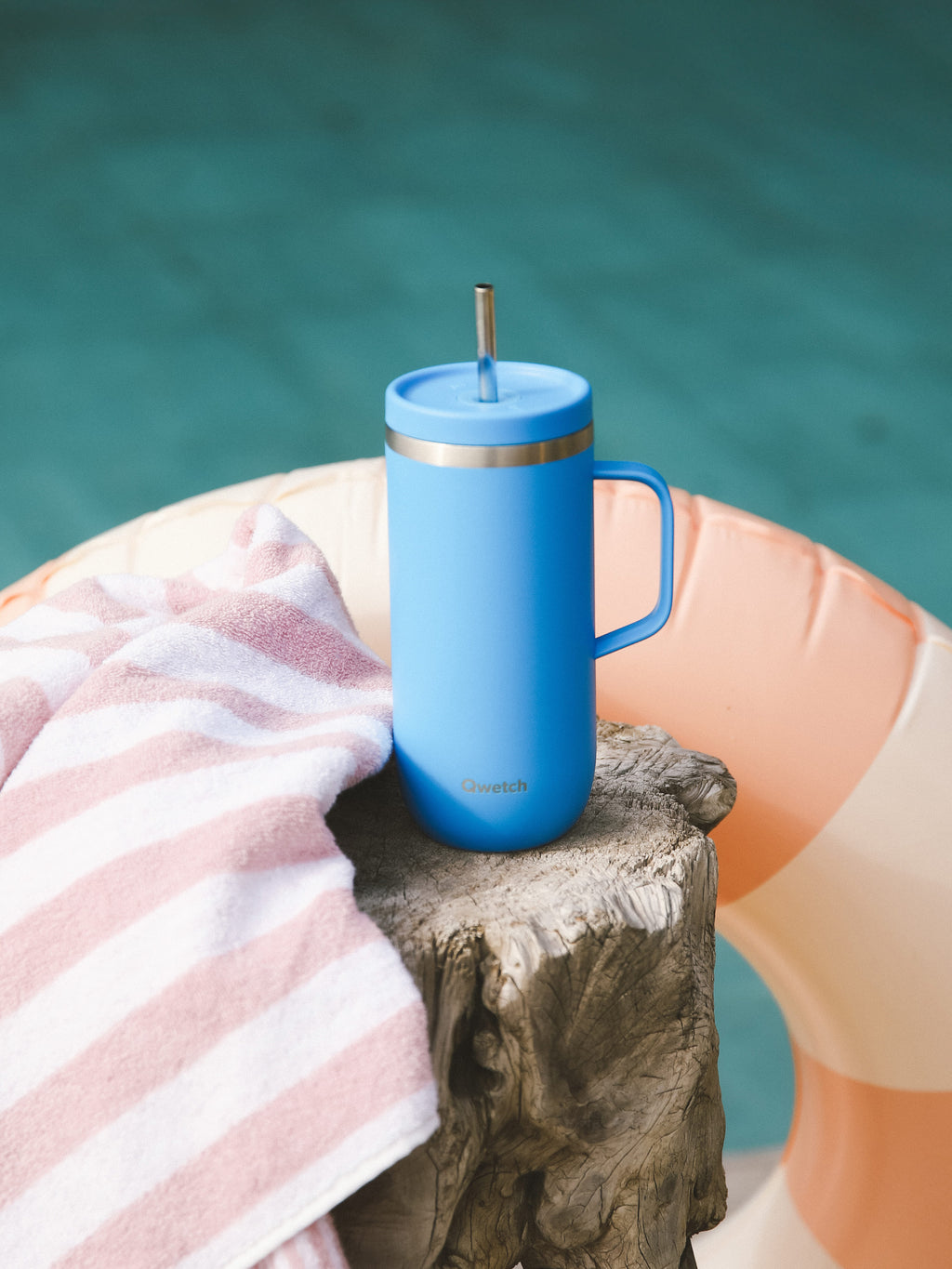 Cold Cup isotérmica con asa - Pop Azure
