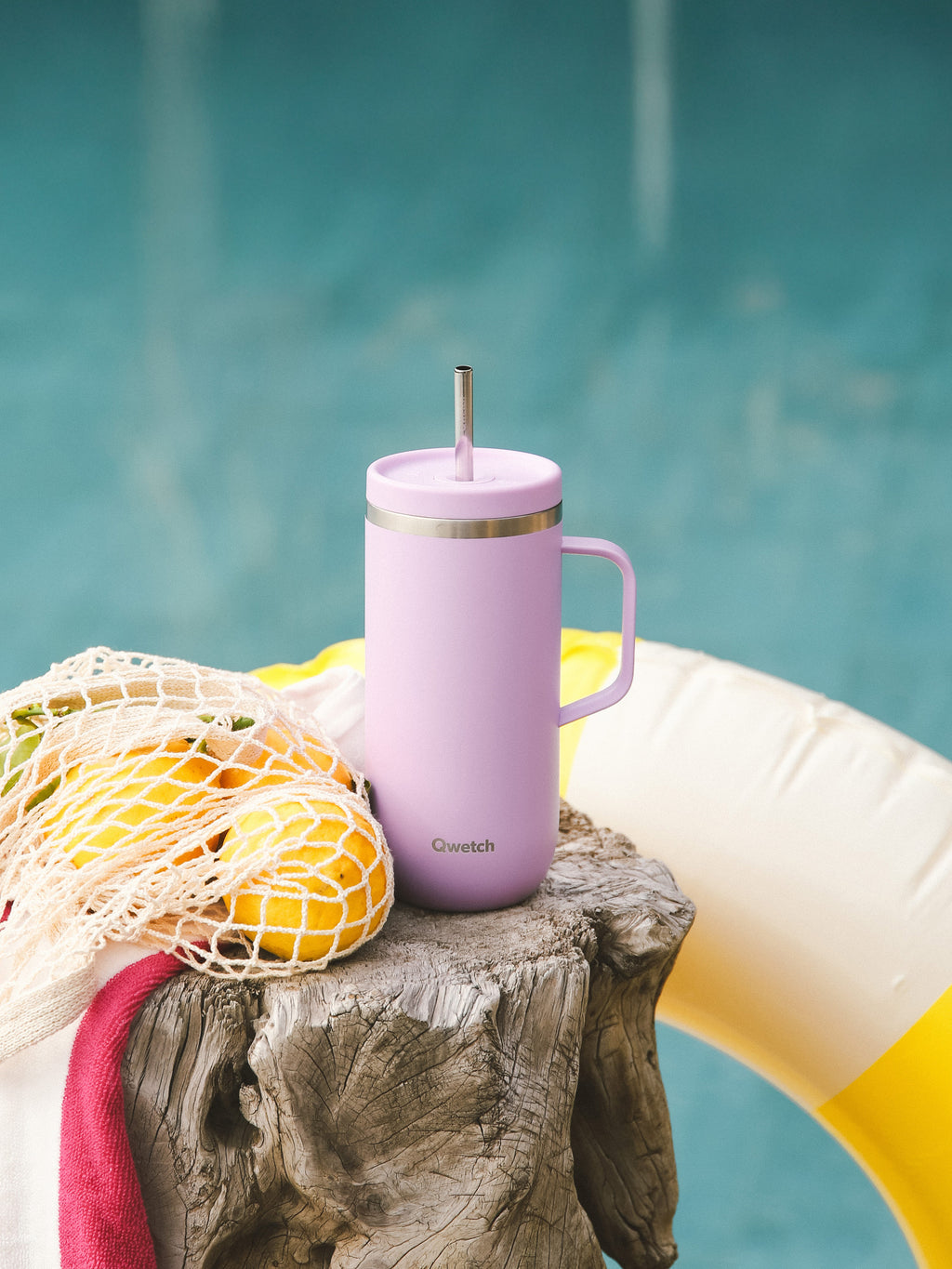 Cold Cup isotérmica con asa - Pastel Lavanda