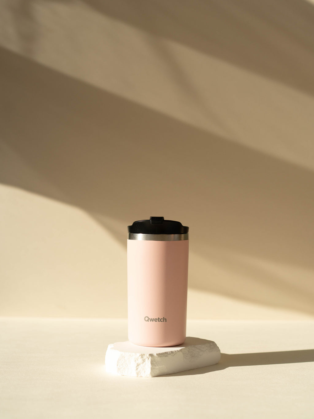 Mug Isotherme Grand Format 1,2L - Motif Jardin Des Tuileries, Paille Amovible, Sans BPA - Pour Café, Thé, Boissons Froides