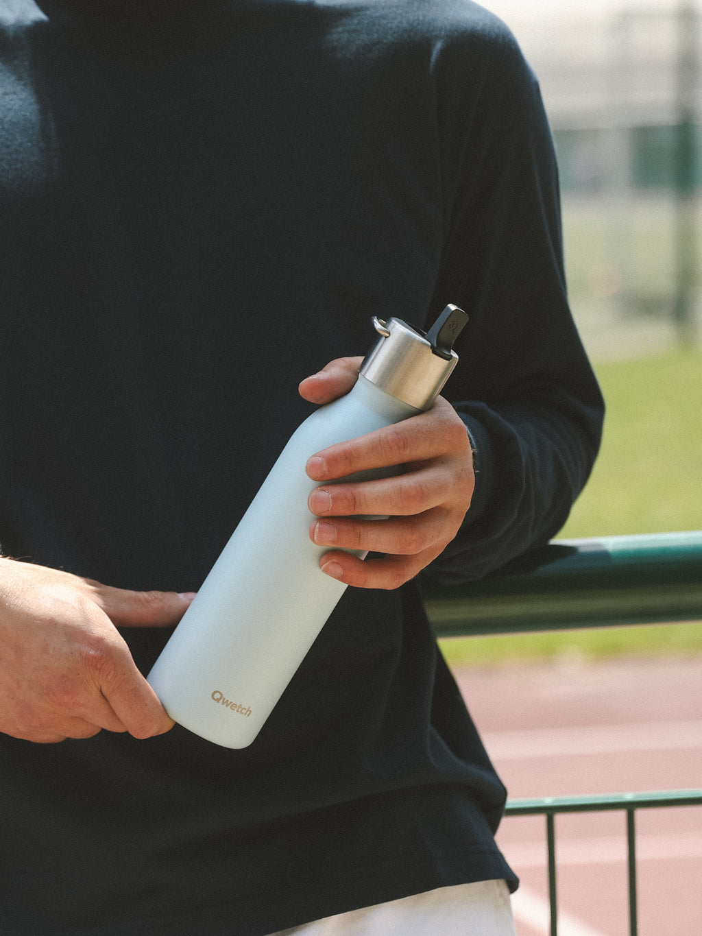 Botella isotérmica - Active Pastel Azul Tapa Deportiva