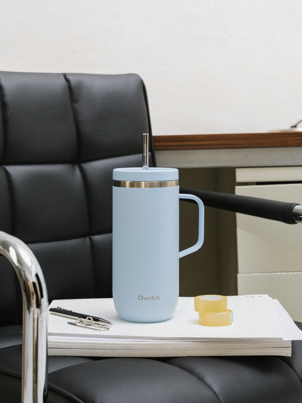 Cold Cup isotherme avec Anse - Pastel Bleu