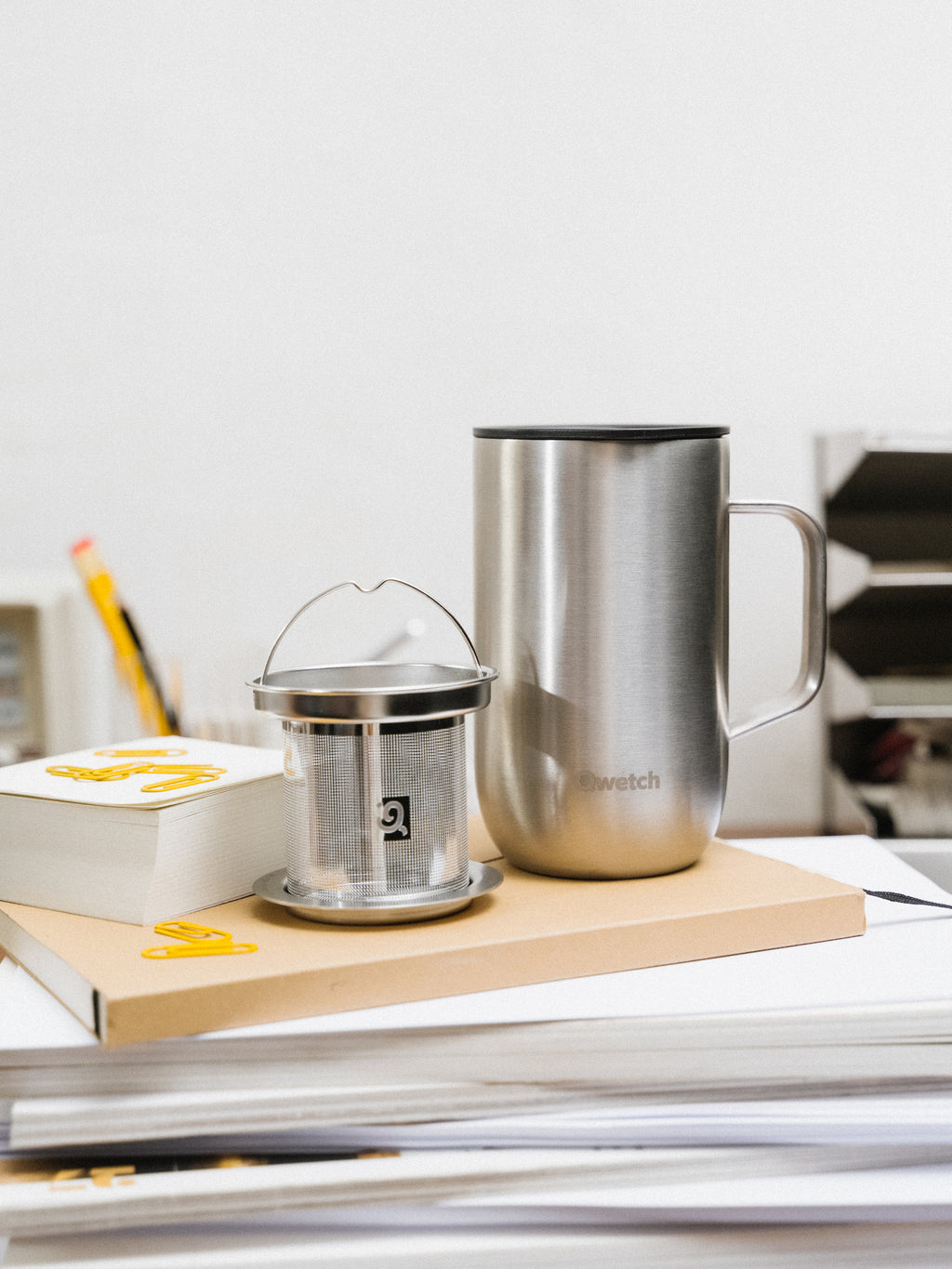 Mug Tisanière isotherme - Inox