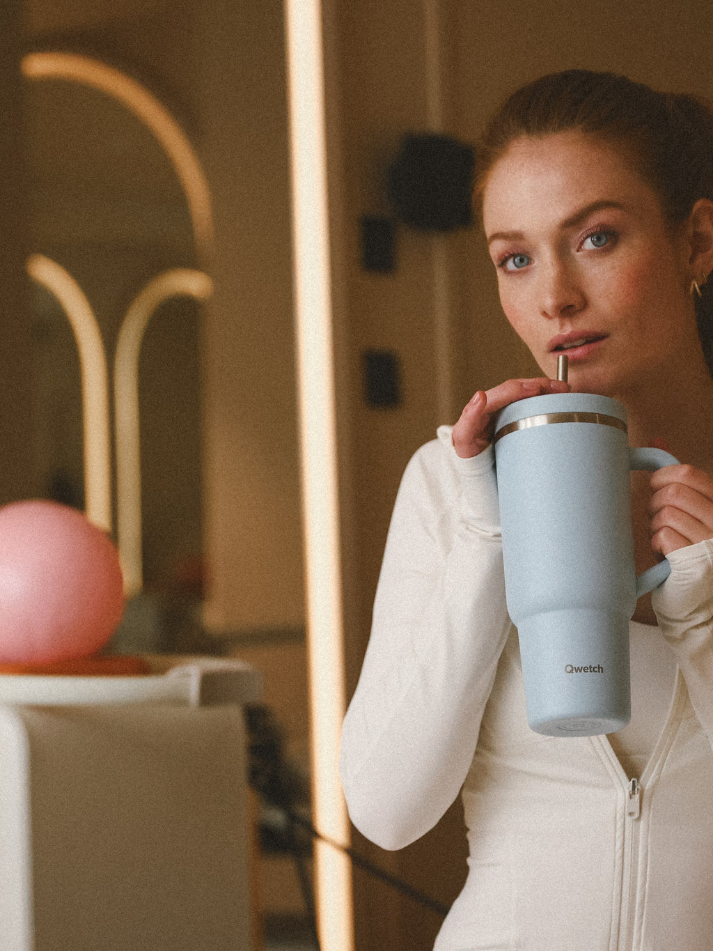 Travel Cup - Pajita de acero inoxidable