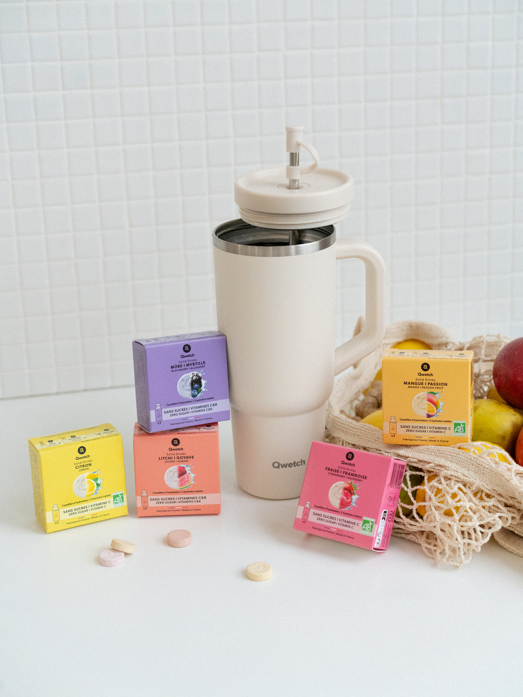 Kit 5 saveurs Solid Drinks - Travel Cup Sable