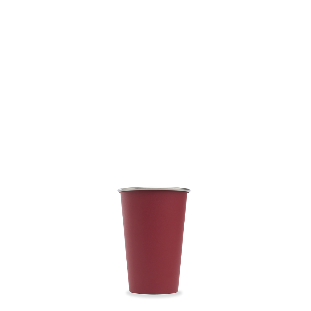 Single wall Cup - Granite Red