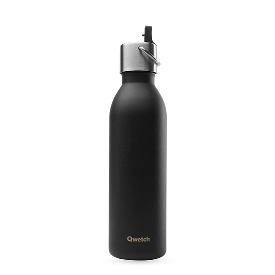Bouteille isotherme - Active Matt Noir Bouchon Sport