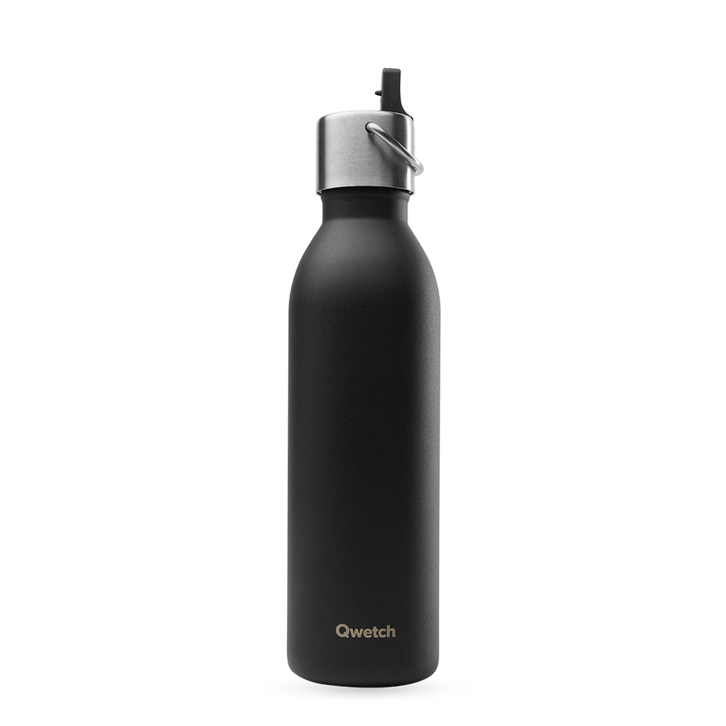 Botella isotérmica - Active Matt Negro Tapa Deportiva