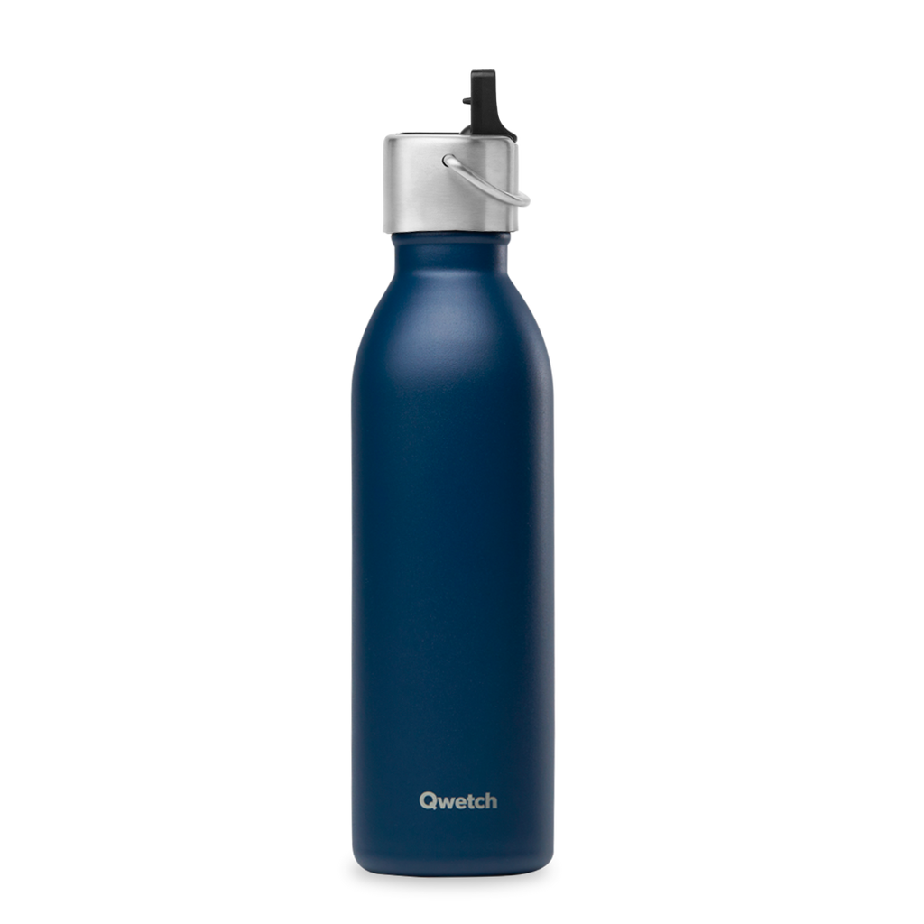 Isotherme Flasche - Active Matt Blau Sportdeckel