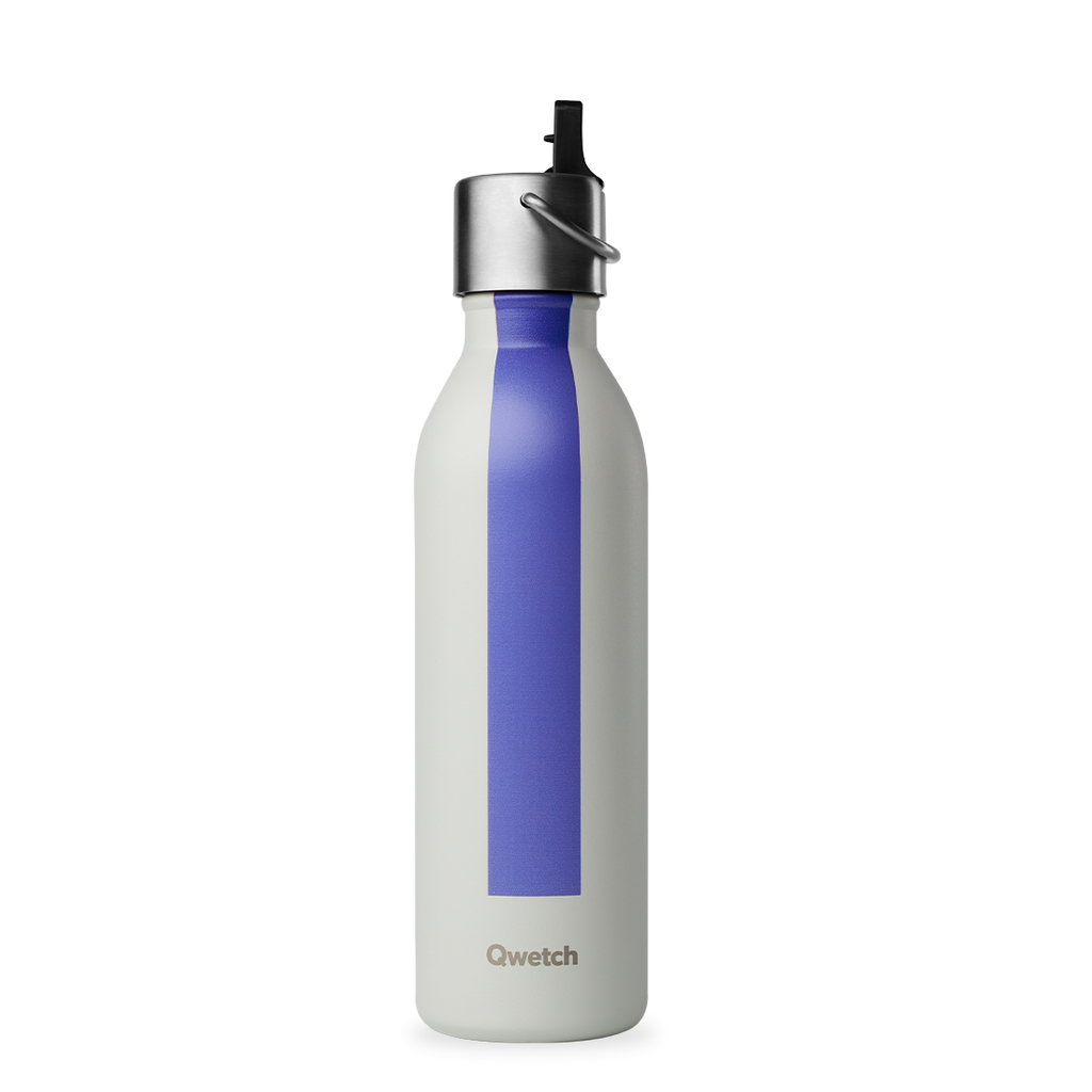 Isotherme Flasche - Serie Sport Grau