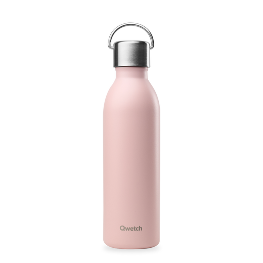 qwetch Active Pastel Rose Bouteille isotherme