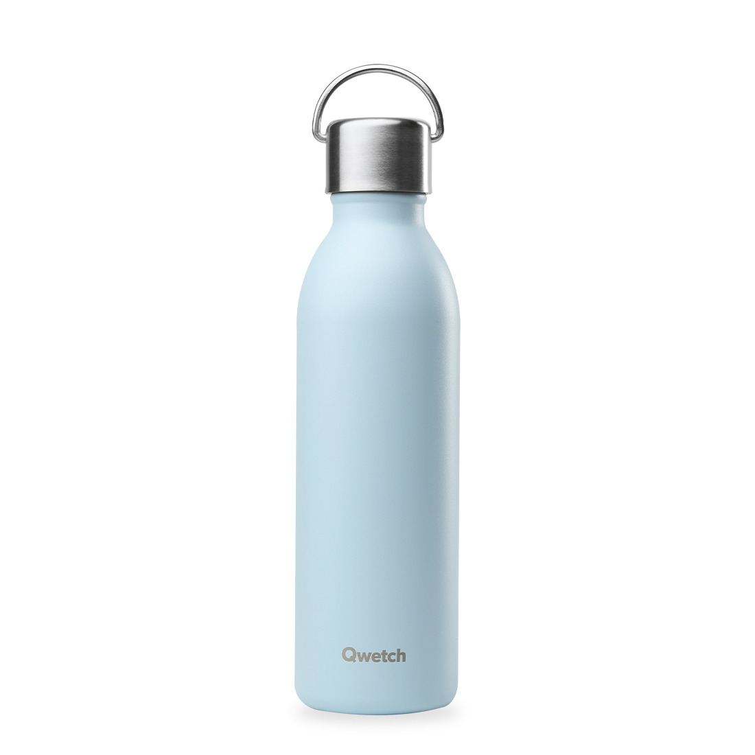Drinkfles Qwetch Active 600ml Matt Acier - Zomer 2026 Drinkfles Qwetch Active 600ml Matt Acier - Zomer 2026