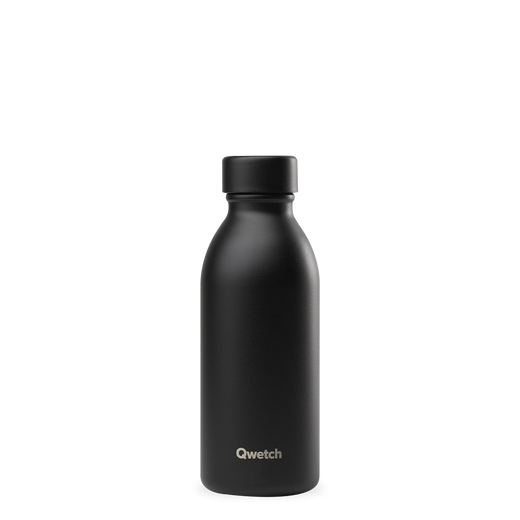 qwetch Icon Matt Noir Bouteille isotherme