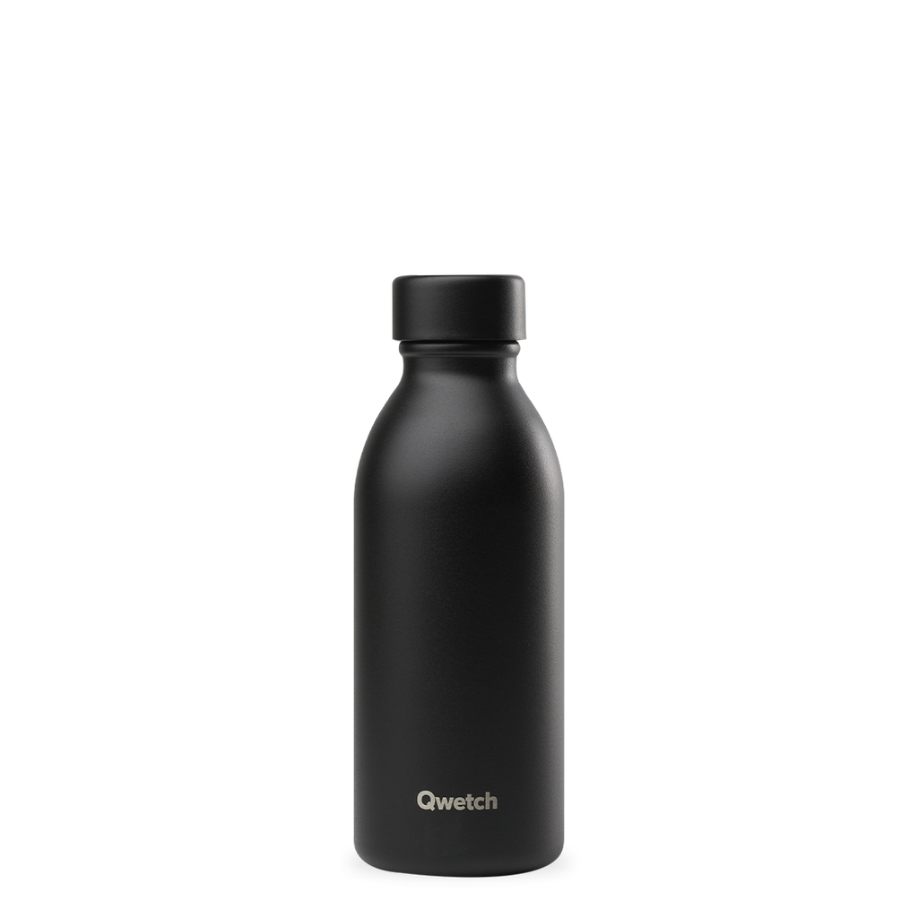 Gourde Isotherme Qwetch ICON 500ml - Inox Recyclé, Design Léopard - Maintient 24h Froid / 12h Chaud - Étanche, Compacte - 9