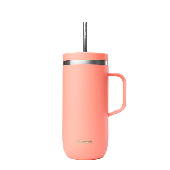 Cold Cup mit Henkel - Matt Pfirsich