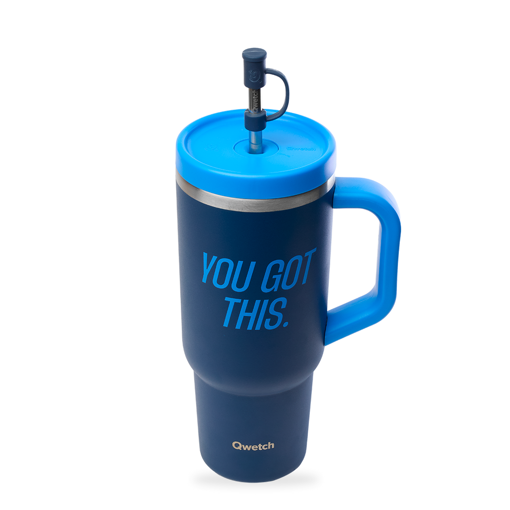 Travel Cup isotérmica - Level up Azul noche