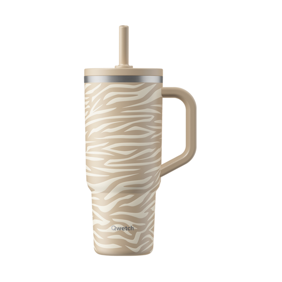 Travel Cup isotérmica tapón hermético - Wild Zebra Lino