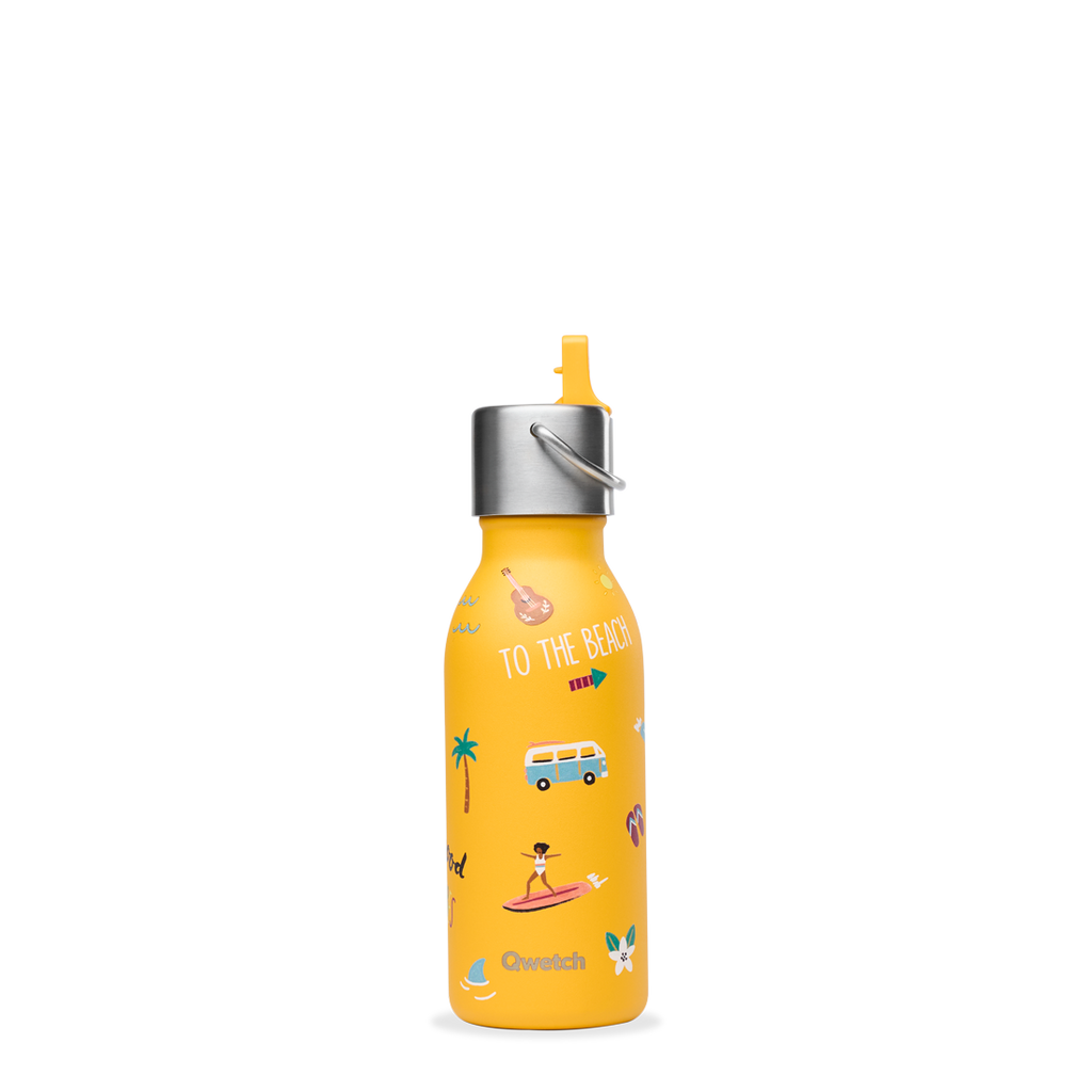 Insulated Bottle - Kids Honolulu Yellow