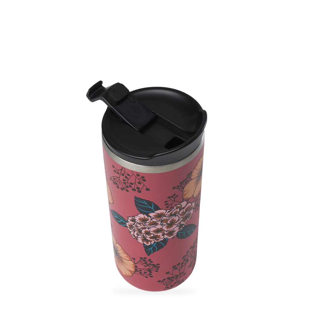 Insulated Travel Mug - Anemones