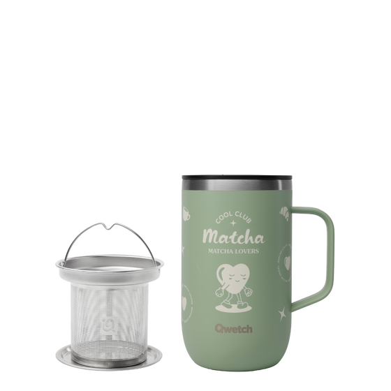 Mug Tisanière isotherme - Cool Club Tilleul