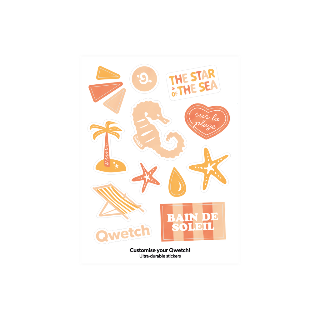 Planche de stickers Édition limitée - Abricot