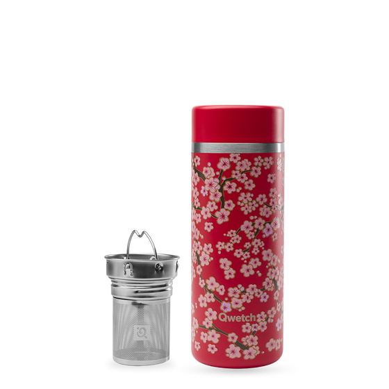 Insulated Teamug - Flowers Red