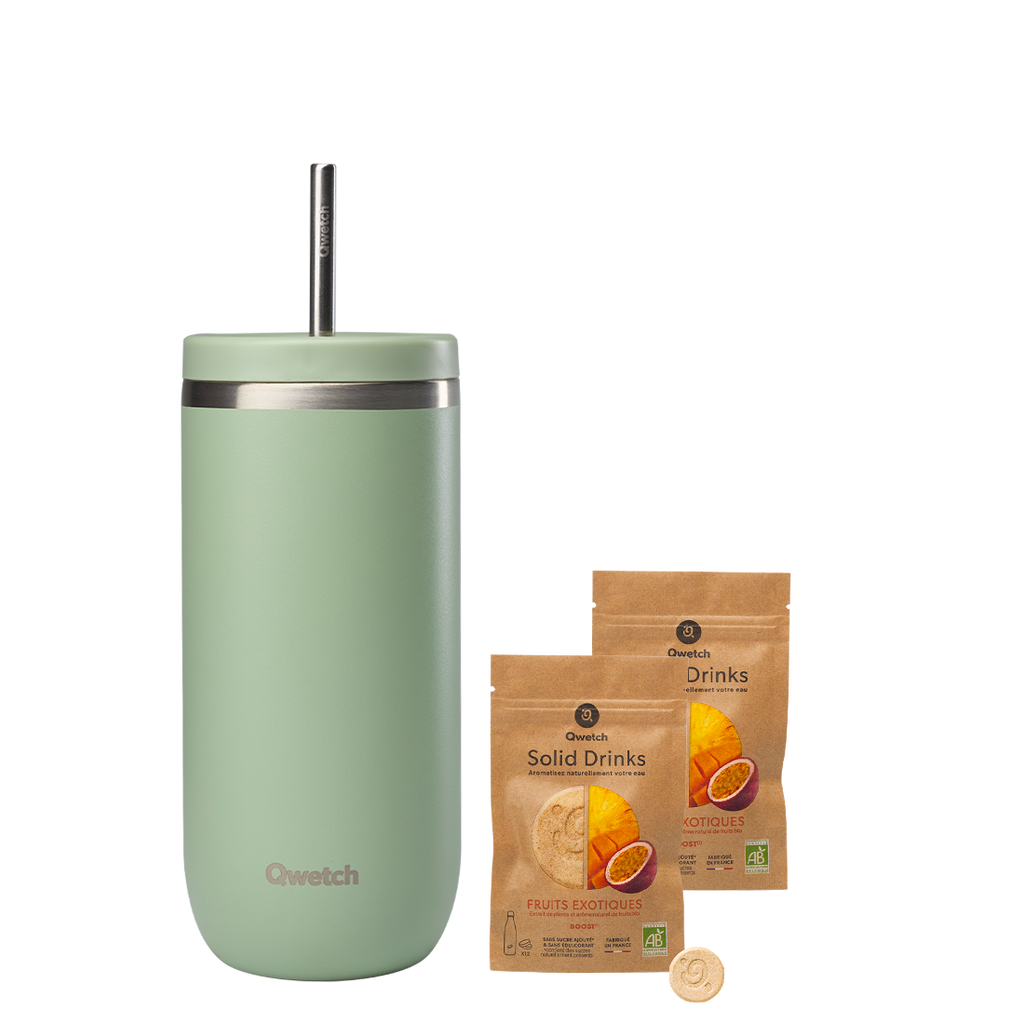 Kit Solid Drinks Fruits Exotiques - Cold Cup Vert Tilleul