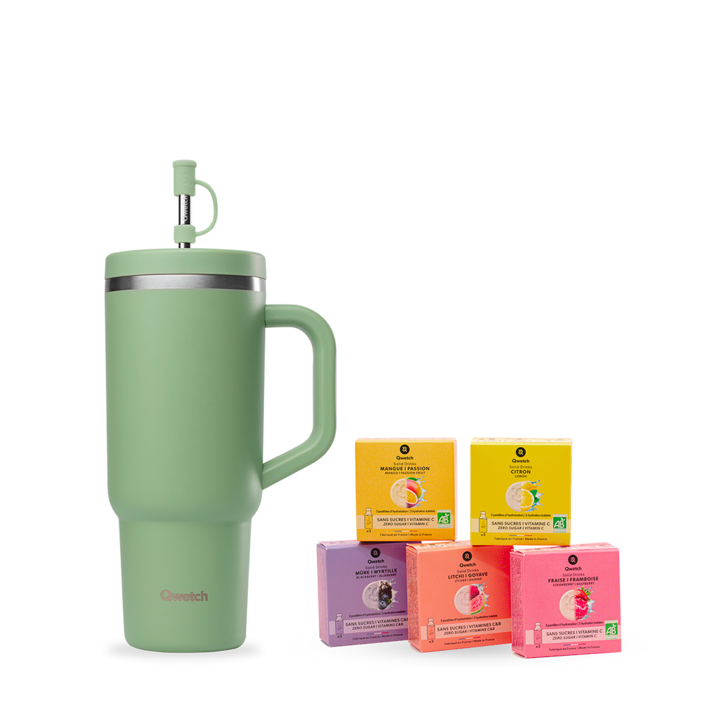 Kit 5 saveurs Solid Drinks - Travel Cup Tilleul