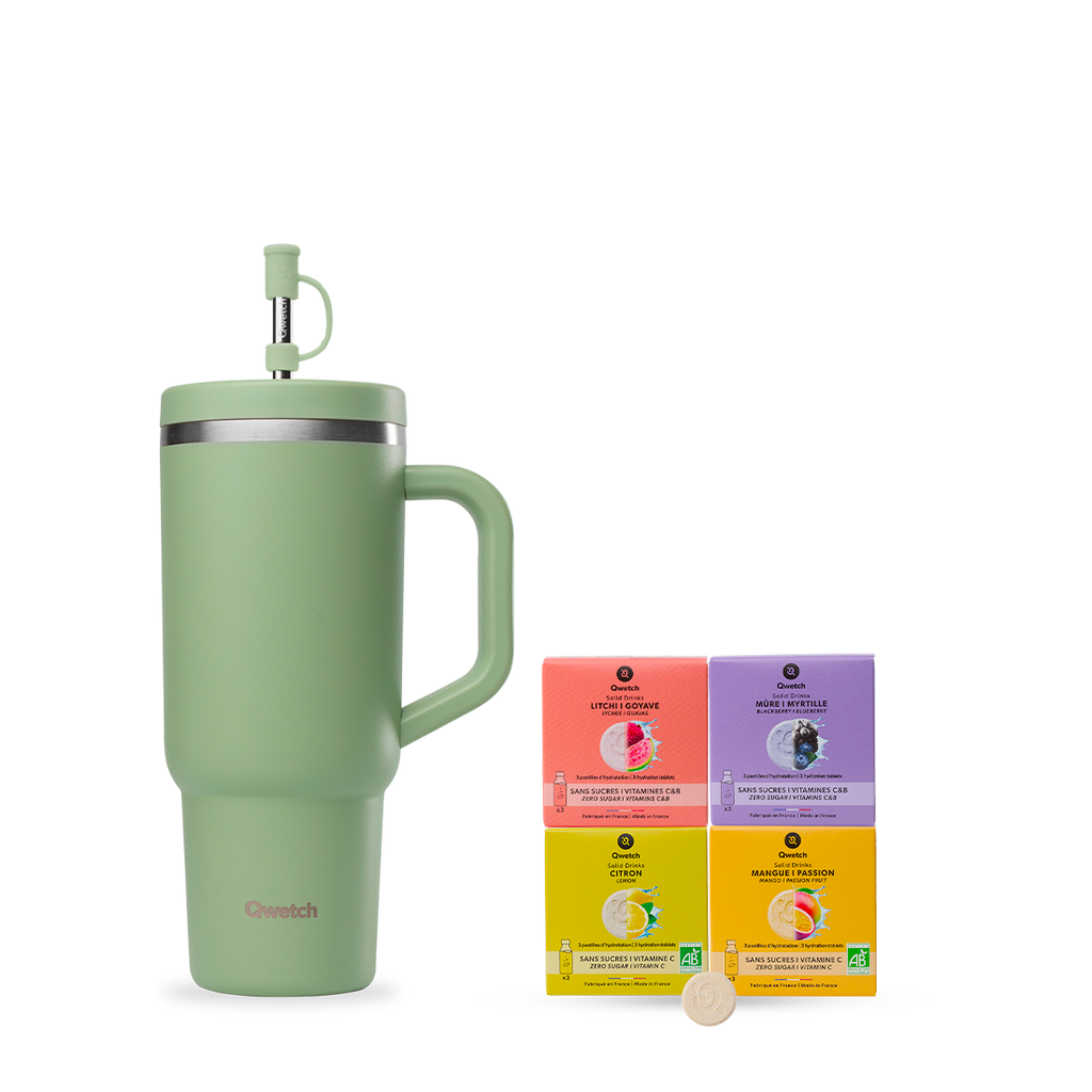 Kit 4 saveurs Solid Drinks - Travel Cup Tilleul
