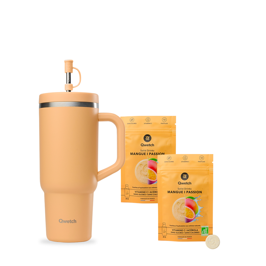 Bundle Solid Drinks Mangue Passion - Travel Cup Apricot