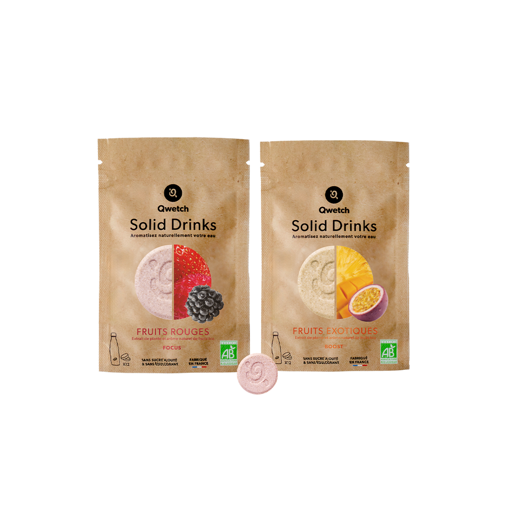 Kit Découverte Solid Drinks - Fruits Rouges & Fruits Exotiques