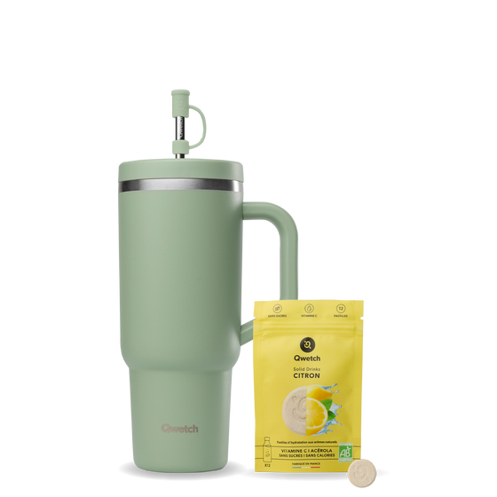 Bundle Solid Drinks Zitrone - Travel Cup Linde