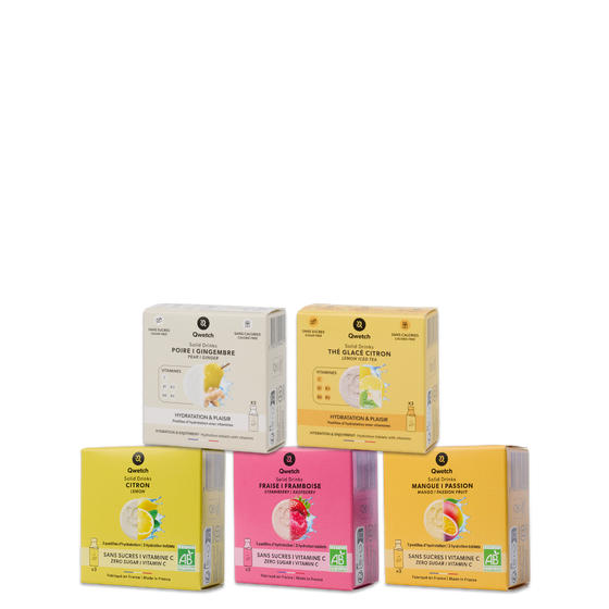 Kit Découverte Solid Drinks 3 pastilles - 5 saveurs