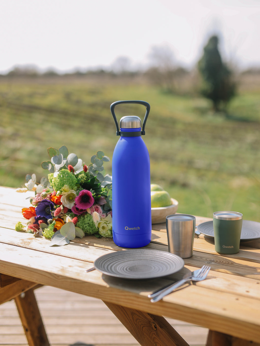 Bouteille isotherme - Titan Matt Bleu Majorelle