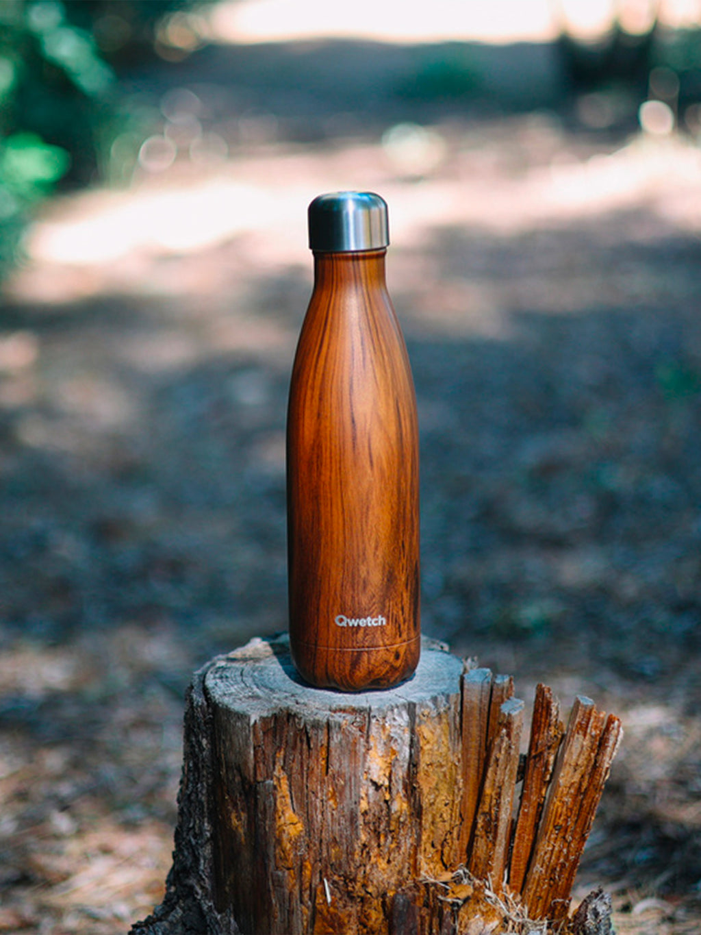 Isotherme Flasche - Originals Holz