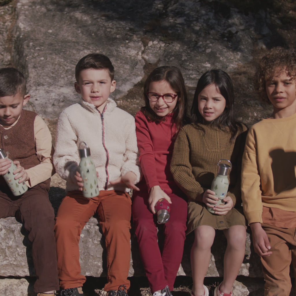 Isotherme Flasche - Kids Yosemite grün