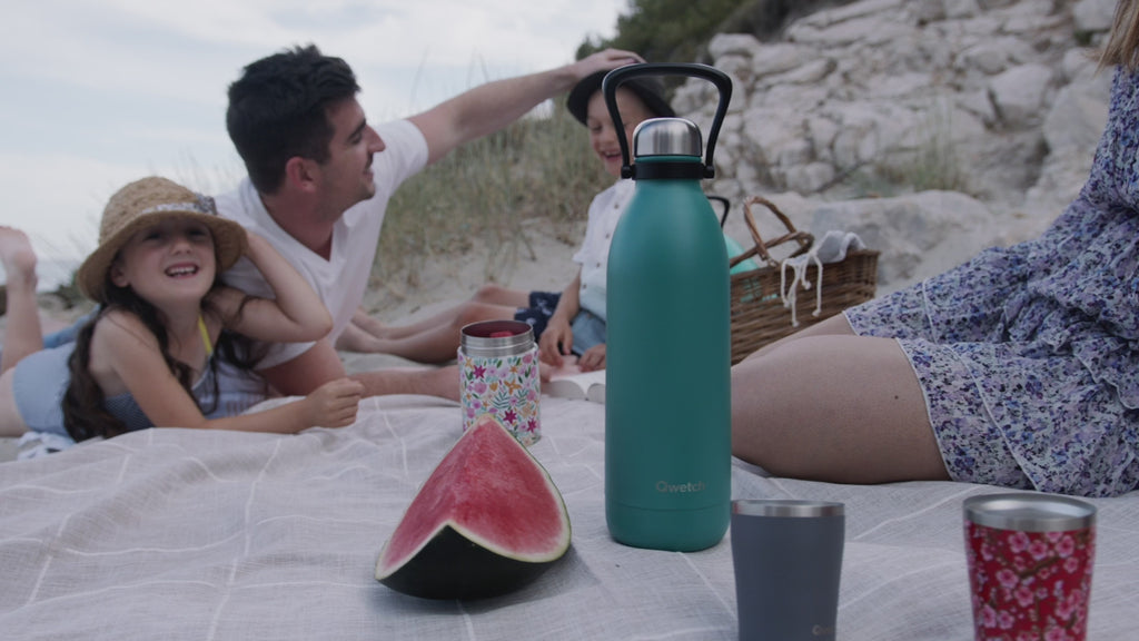 Insulated Bottle - Titan Granite Red