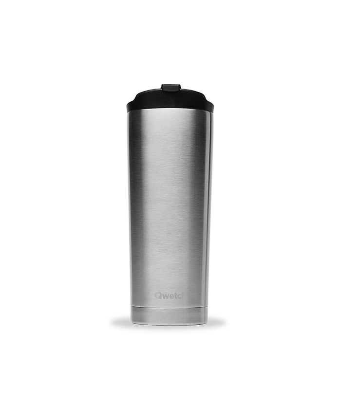 Bouteille Isotherme Inox Noir 1L QWETCH - Culinarion