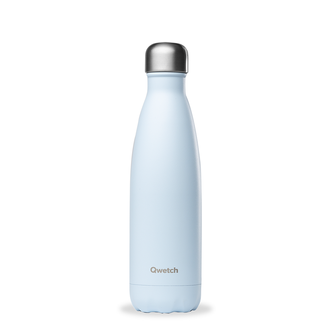 Bouchon Bleu Pipette Pour Bouteille Isotherme Enfants Qwetch - Hydratation Facile, Poignée Intégrée - Sans Paille