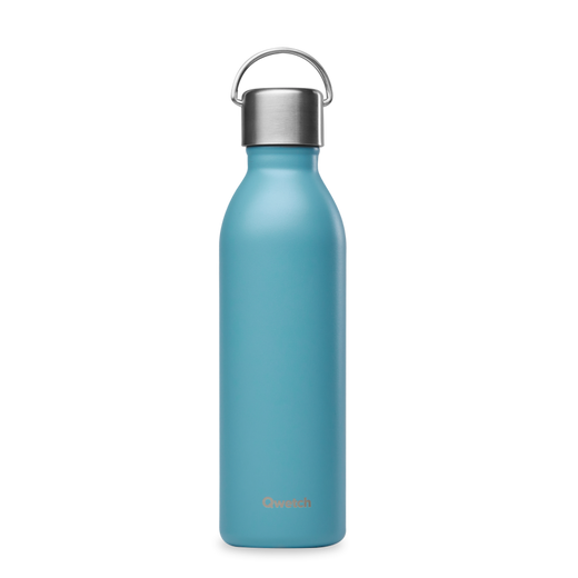 qwetch Active Matt Bleu Acier Bouteille isotherme