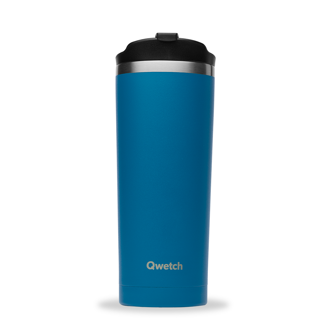 Travel Mug Isotherme Matt Bleu Canard Qwetch