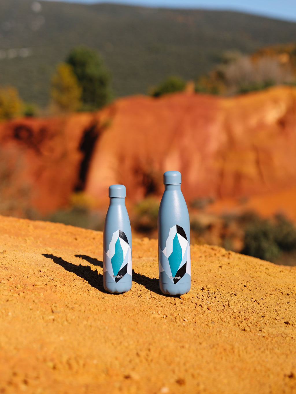 Isotherme Flasche - Originals Denim Blue Höhe